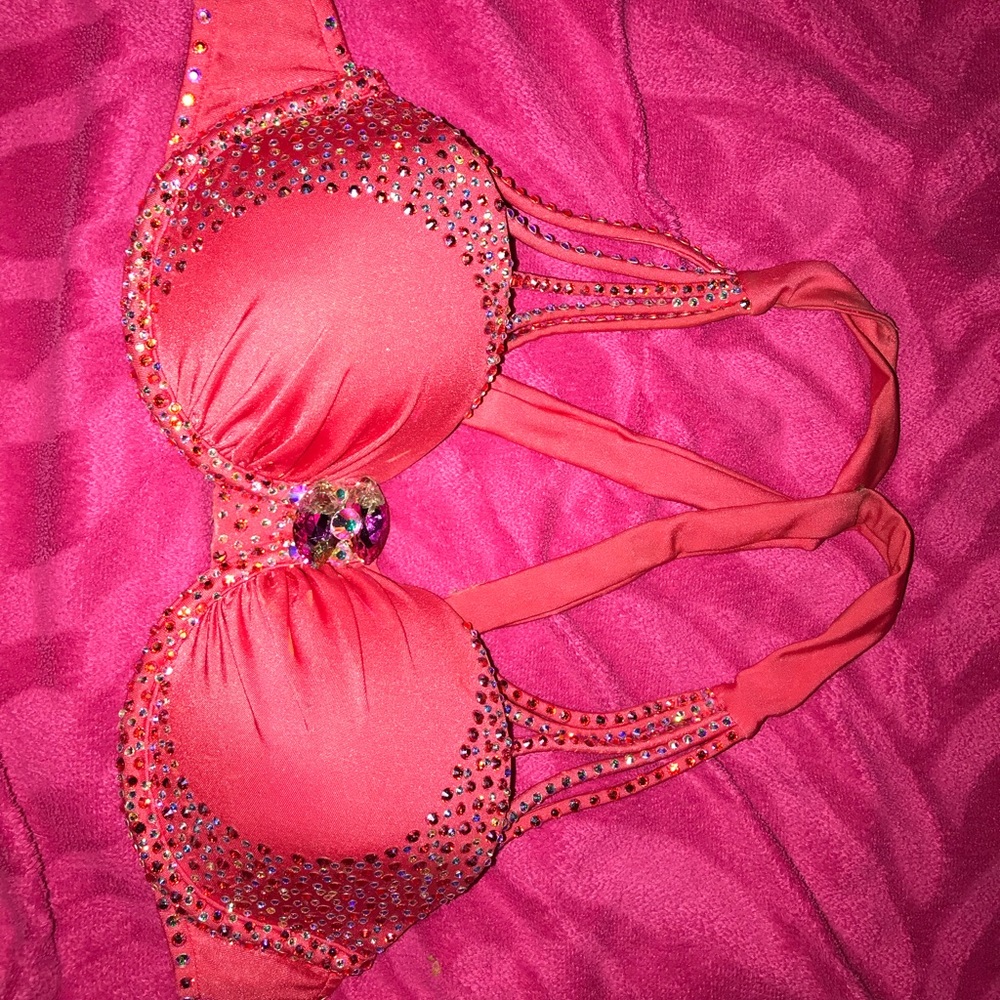 Custom teen pageant swimwear